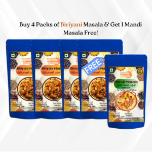 4 Biriyani and 1 Mandi Masala Free – 50g
