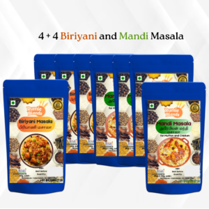 4 + 4 Biriyani and Mandi Masala (50 gram)